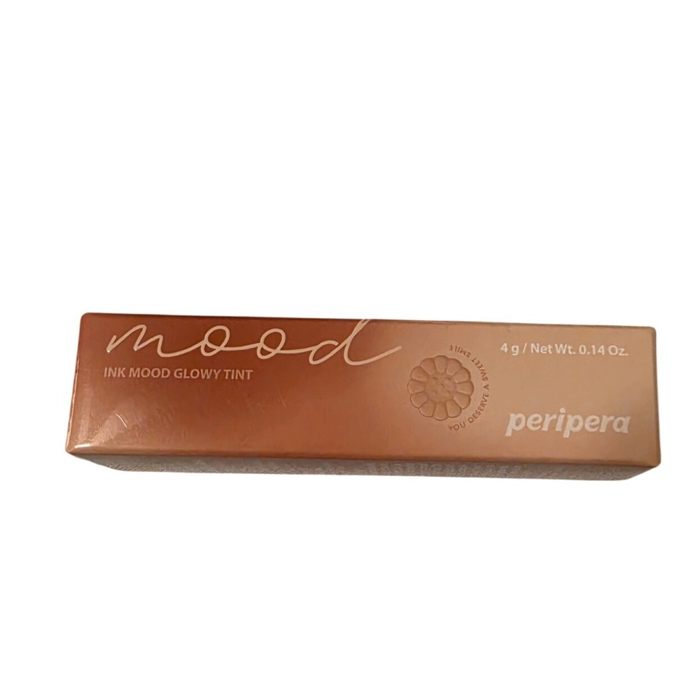 Peripera Ink Mood Glowy Tint 18‎ Nude Area Lip Gloss K-Beauty 4g New Boxed